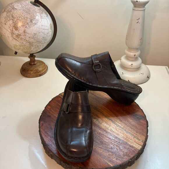 EUROSTEP Sonata leather clogs with Buckle Sz 11 - Picture 1 of 6